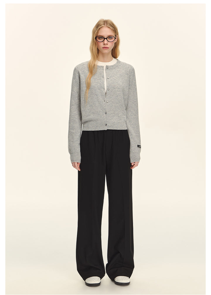 Luxe Wool Button-Up Cardigan CVWC0152