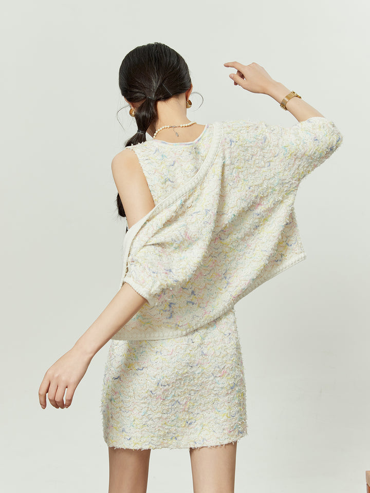 Sugar boucle Tweed Set LLTS0175