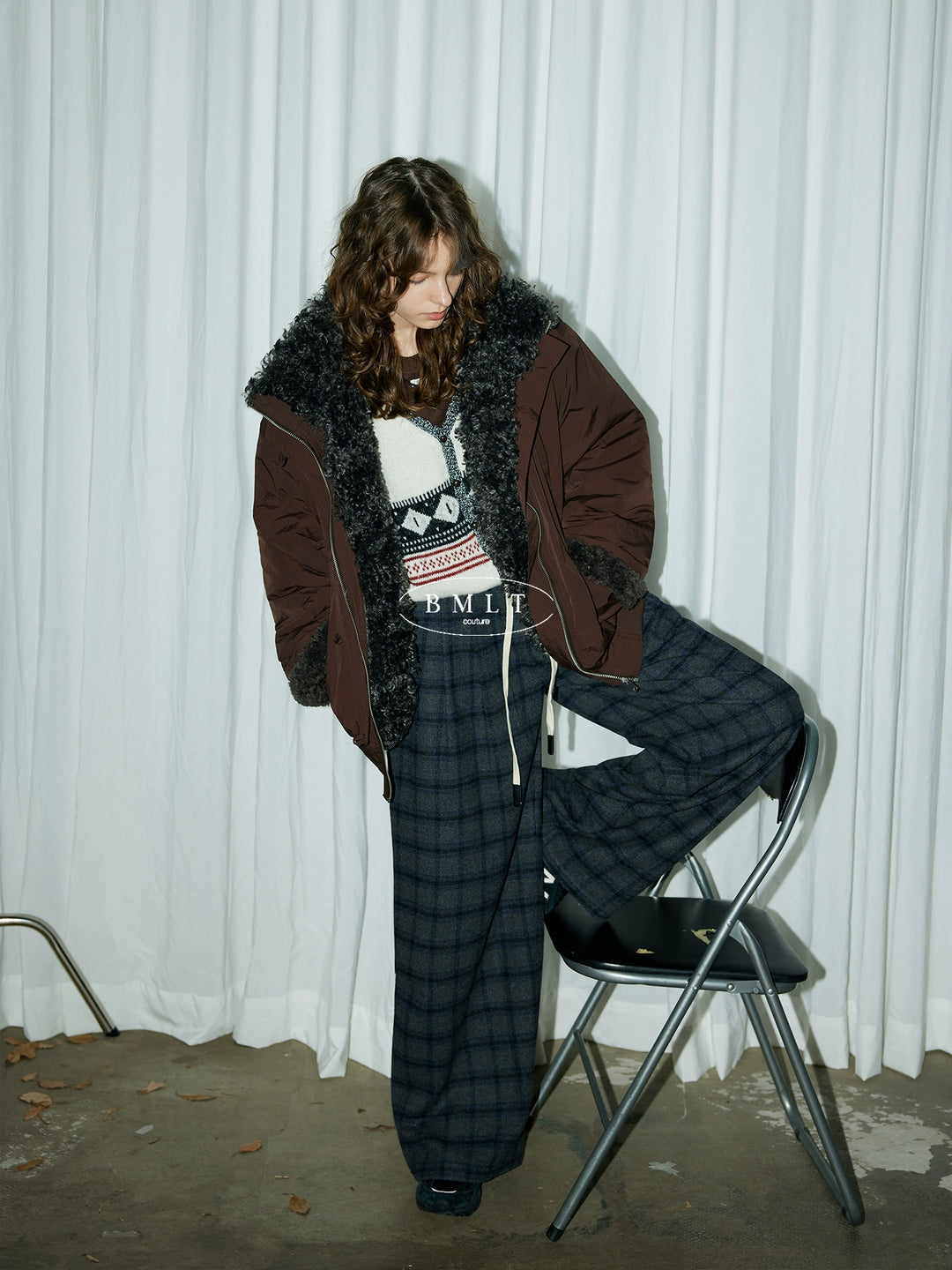 Cozy Fur-Lined Nylon Jacket BMNJ0294