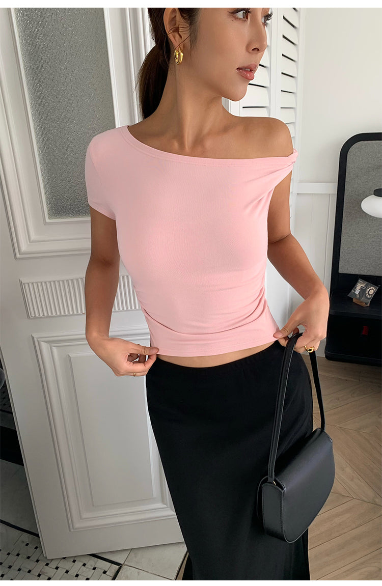 AsymSoft One-Shoulder Tee NHST0189