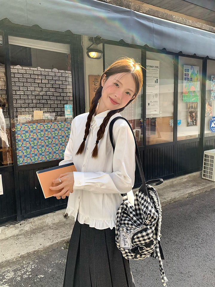 Pure Muse Frill Blouse WSFB0333