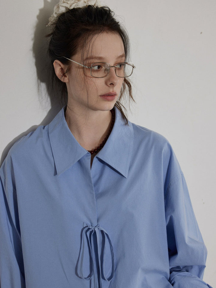 Soft Tie Blouson Shirt LCBS0164