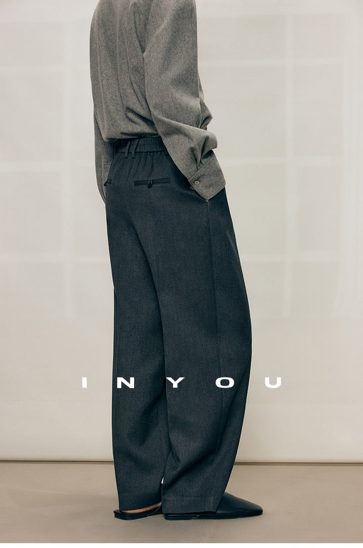 Tailored Ease Wool-Blend Slacks IYWS0320