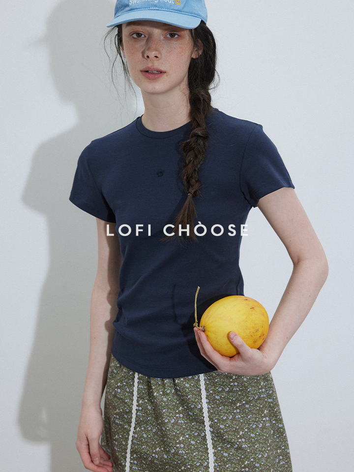 Lofi Choose Slim Fit Cotton Tee LCST0207
