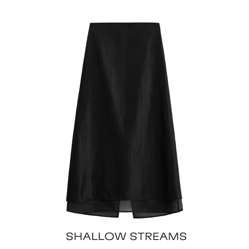 Sheer Flow Midi Skirt SSMS0222