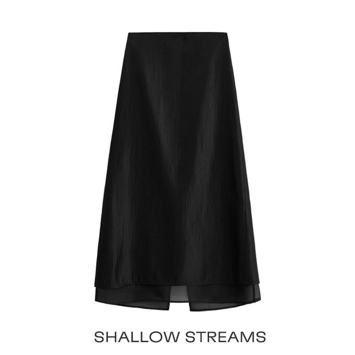 Sheer Flow Midi Skirt SSMS0222