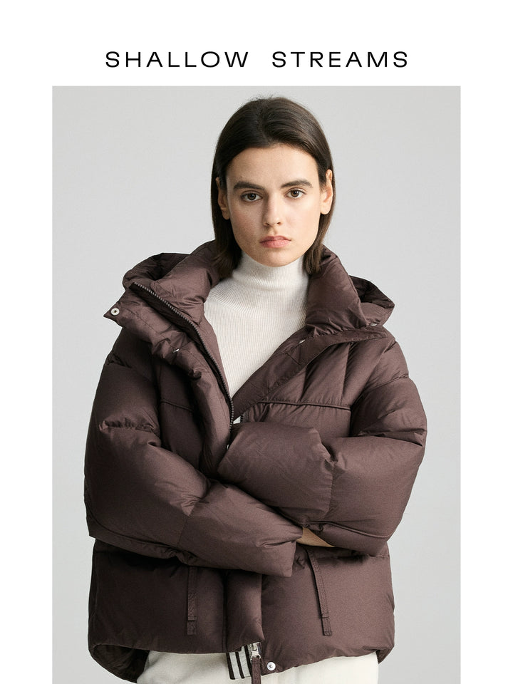 Vintage Down Hooded Puffer Jacket SSDJ0077