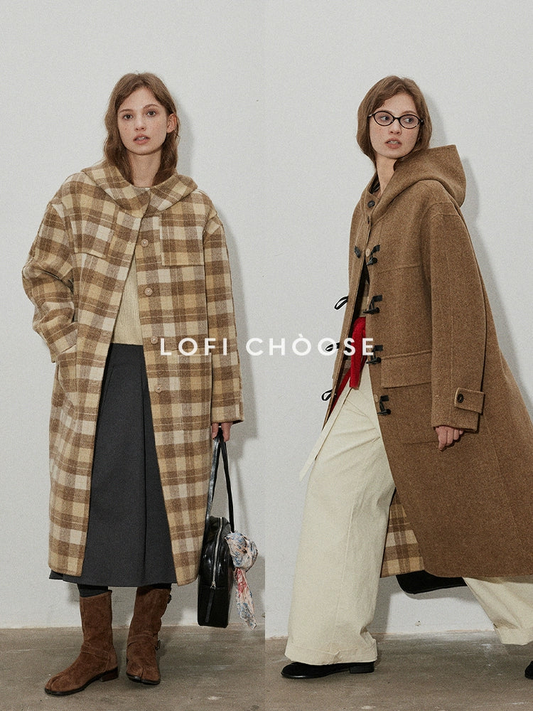 Classic Wool Reversible Toggle Coat LCRC0044