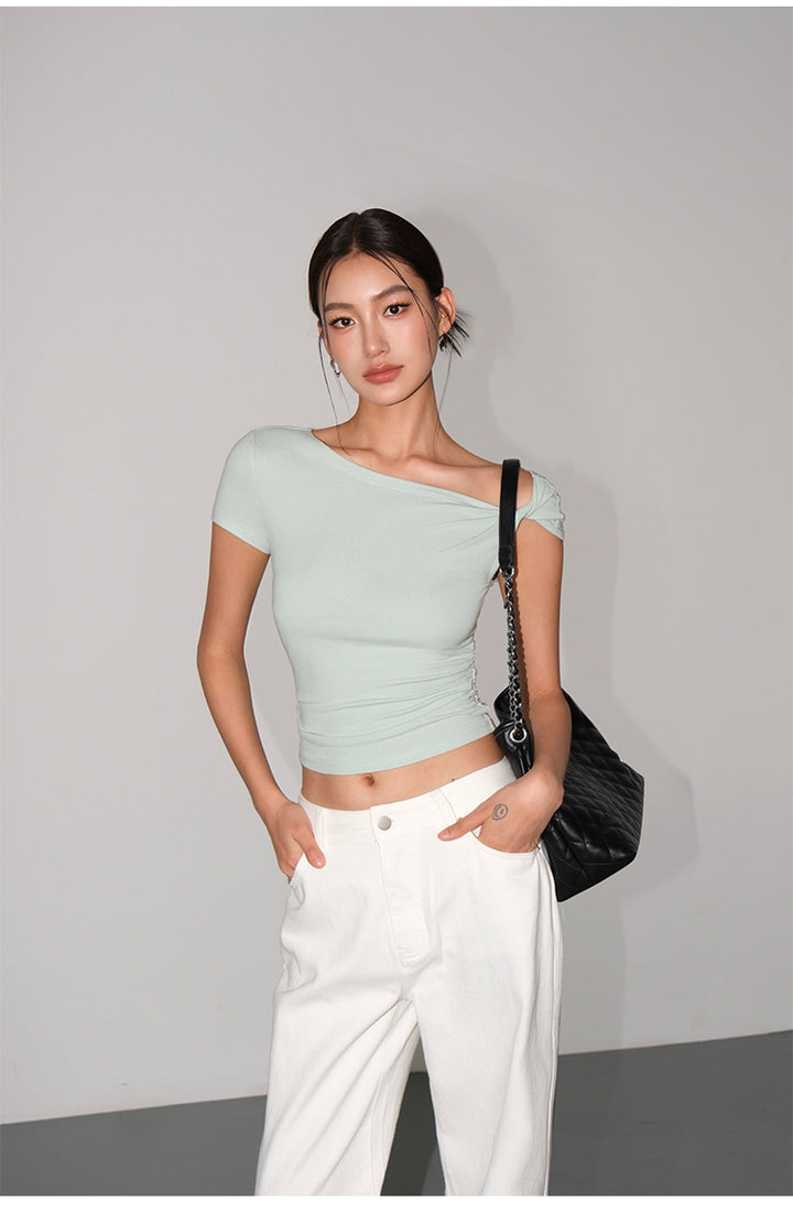 AsymSoft One-Shoulder Tee NHST0189