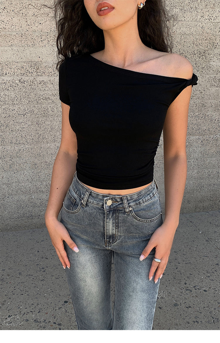 AsymSoft One-Shoulder Tee NHST0189
