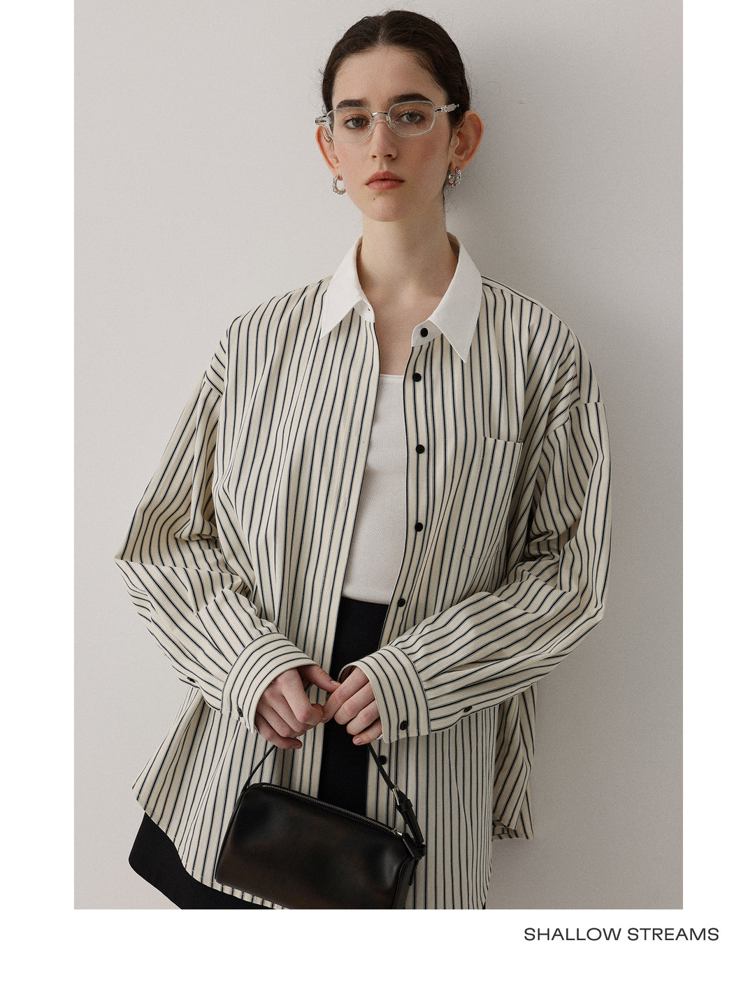Coastal Line Oversized Shirt SSOS0186