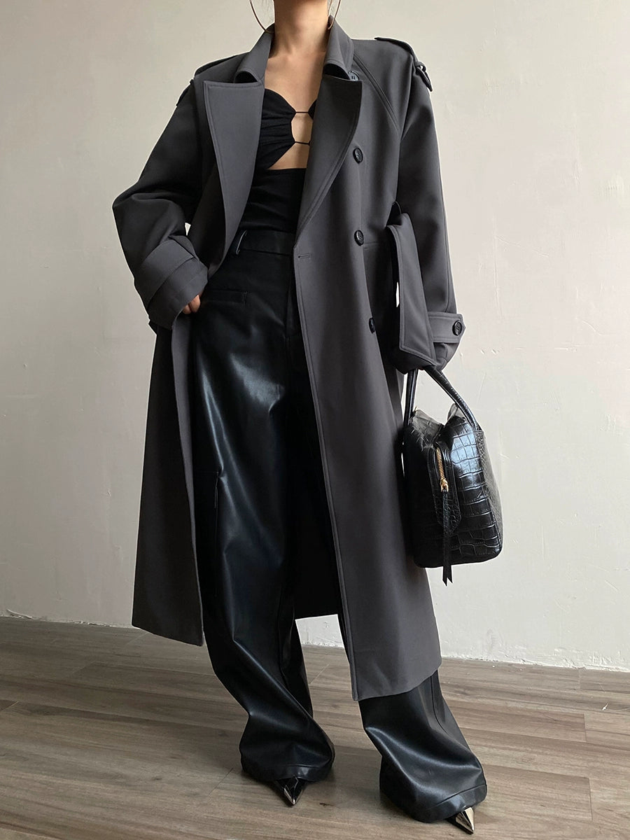 Double-Breasted Trench Coat ACTC0001