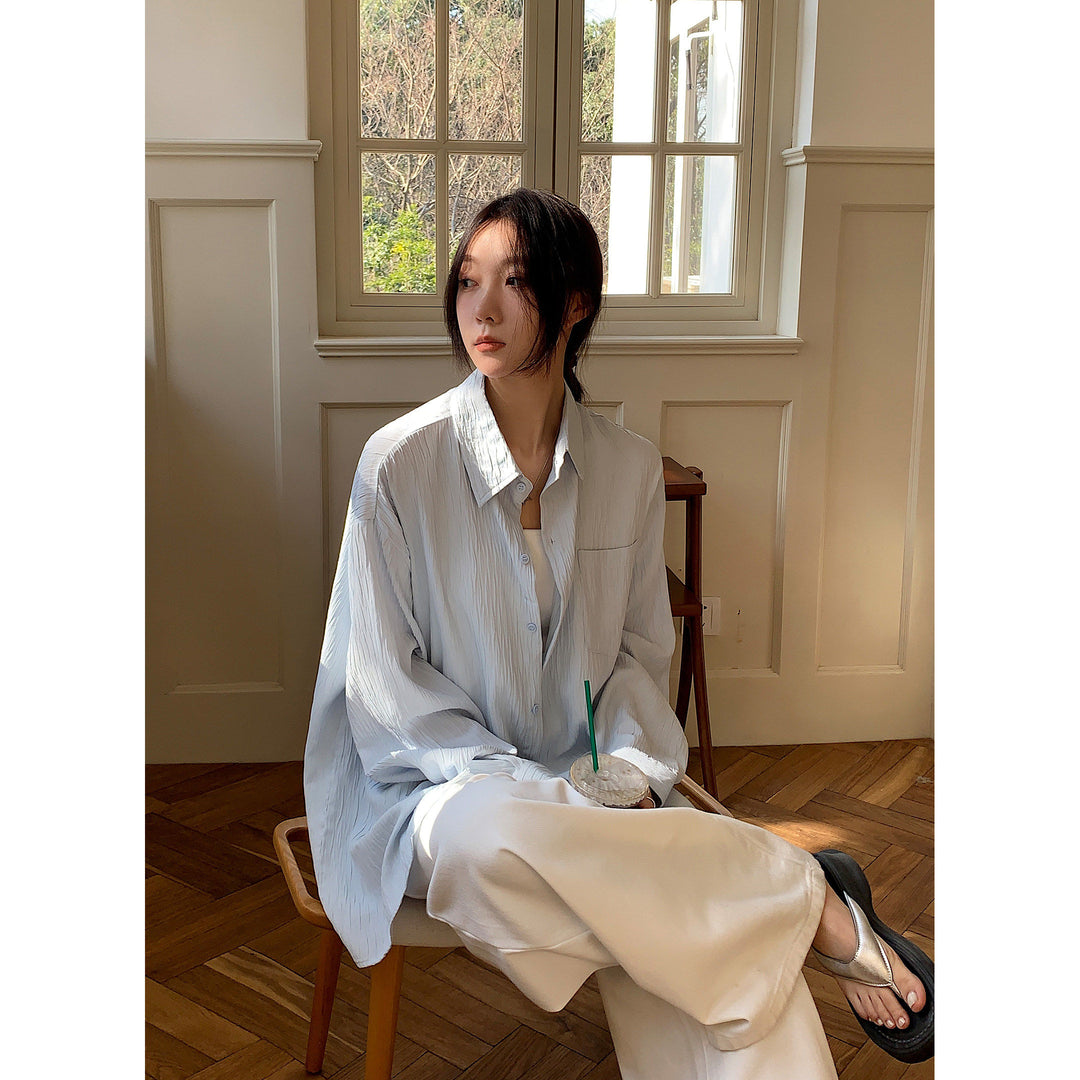 Cloud Veil Crinkle Shirt VWCS0341