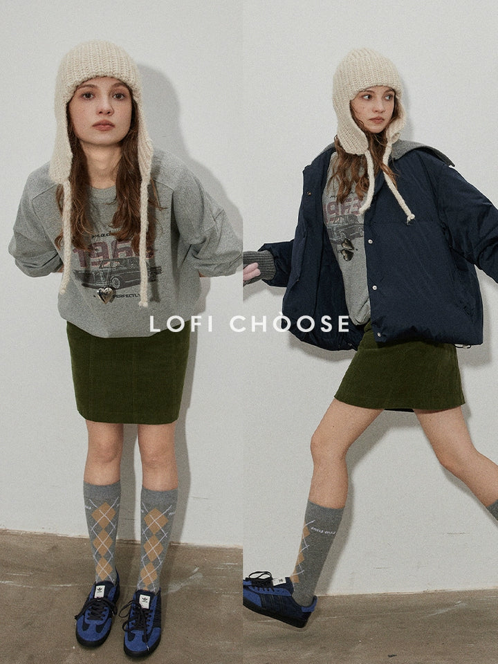 Retro Graphic Sweatshirt LCRS0057
