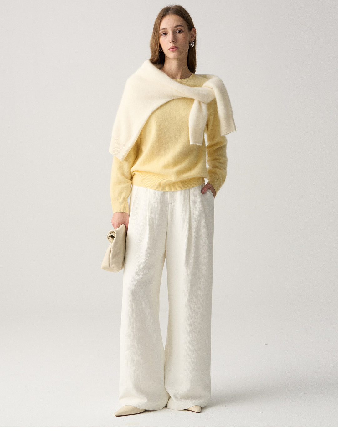 Pure Cloud Wool Knit Sweater SSKS0324
