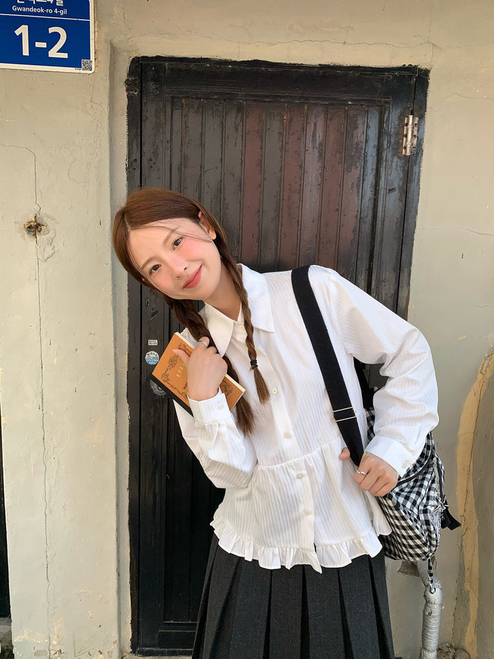 Pure Muse Frill Blouse WSFB0333