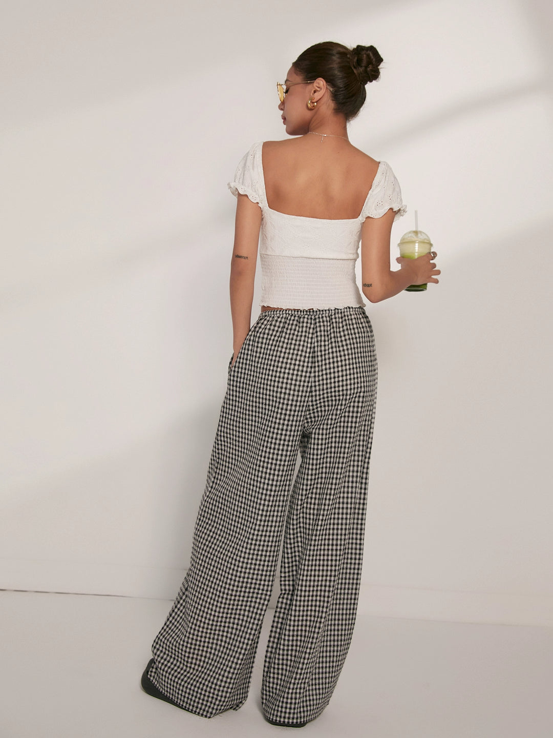 Sweet Ruffle Lace Crop Top DGCT0251
