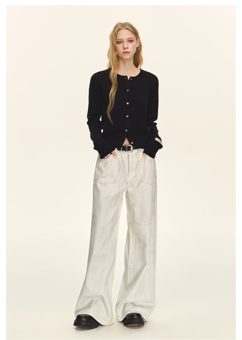 Luxe Wool Button-Up Cardigan CVWC0152