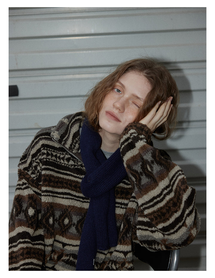 Vintage Lambswool Fleece Jacket BMFJ0293