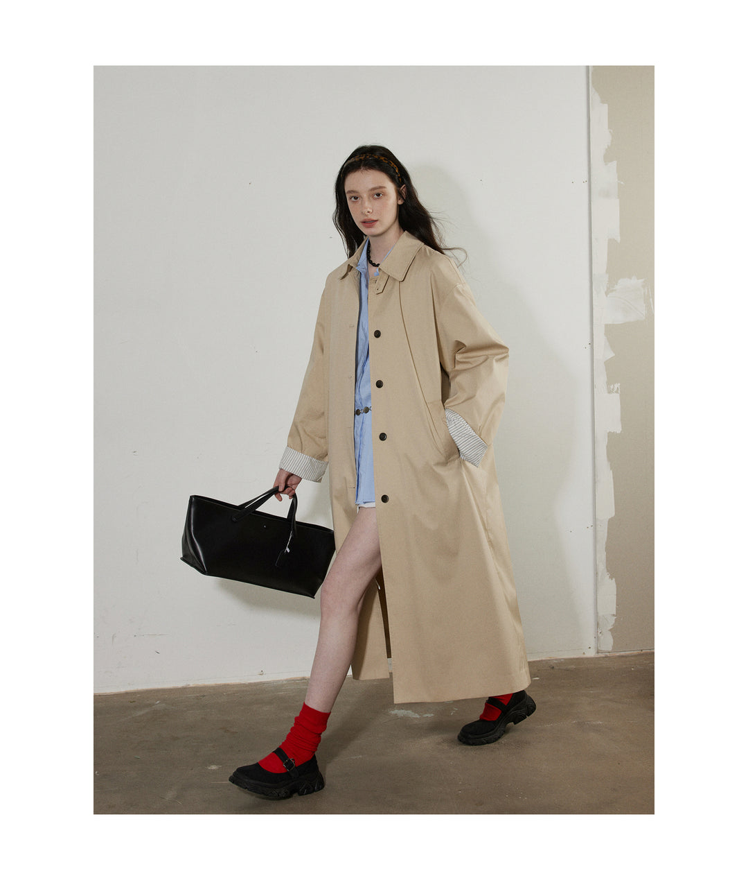 Spring Ease Trench Coat LCTC0163
