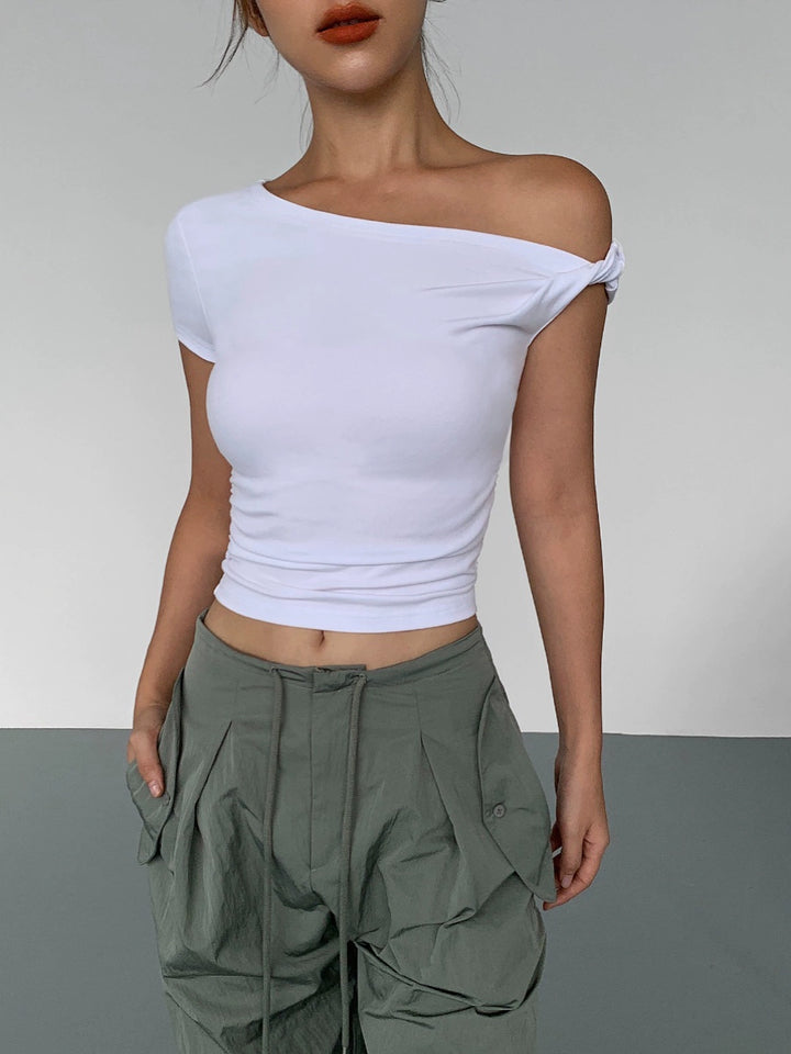 AsymSoft One-Shoulder Tee NHST0189