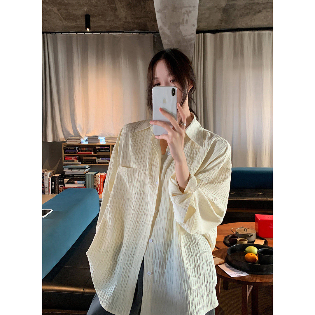 Cloud Veil Crinkle Shirt VWCS0341