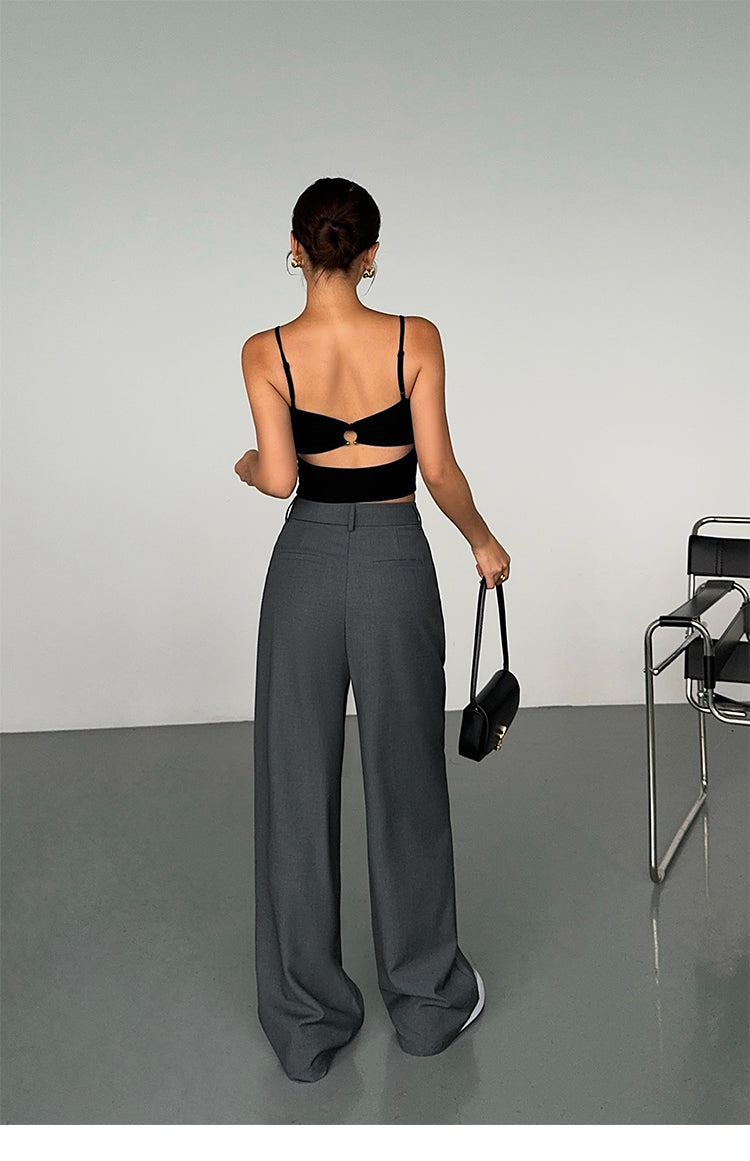 SoftLine Tailored Wide-Leg Trousers NHWT0206