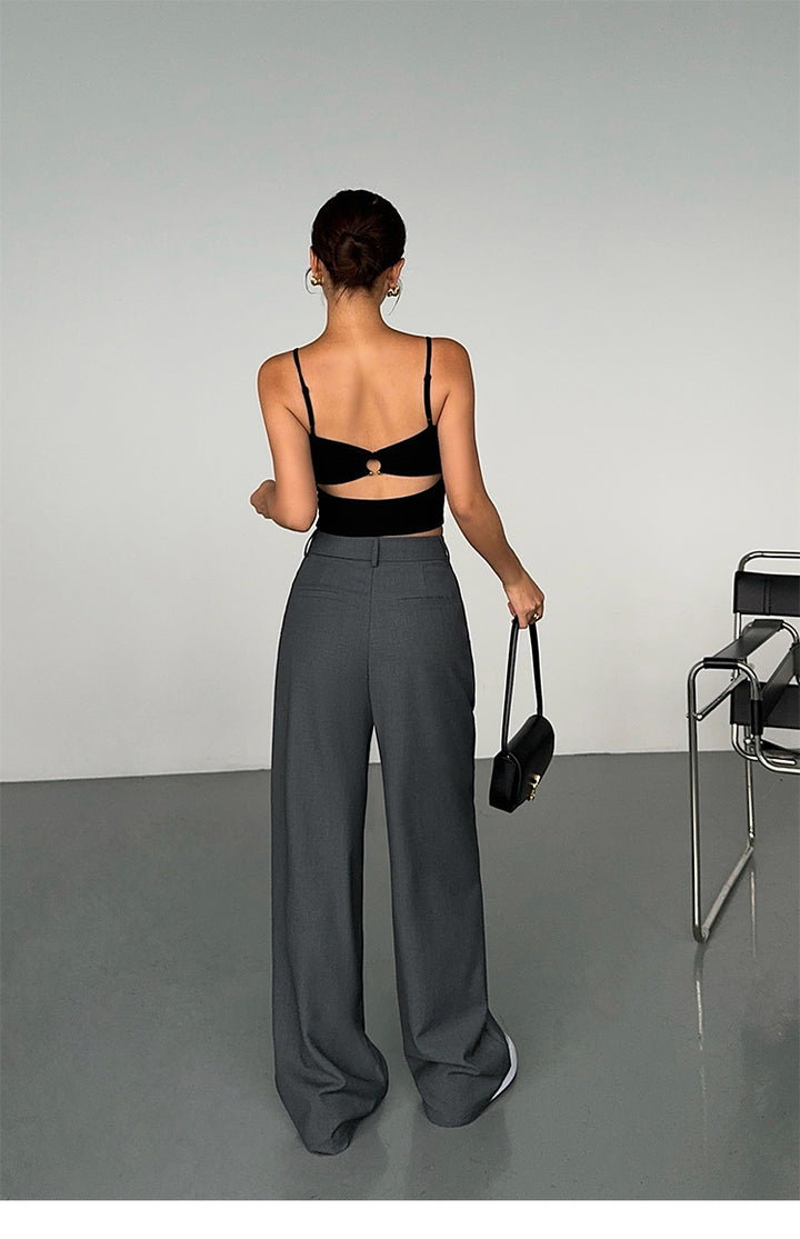 SoftLine Tailored Wide-Leg Trousers NHWT0206