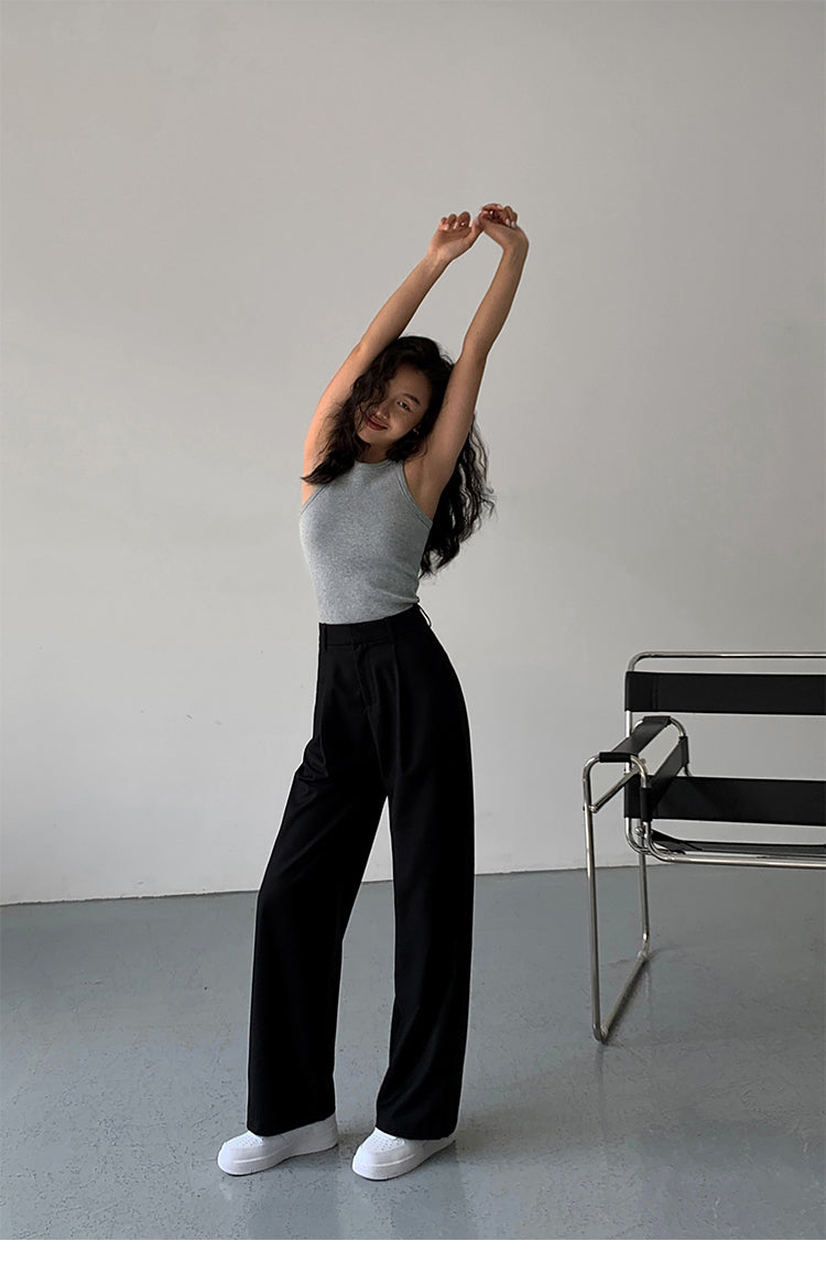SoftLine Tailored Wide-Leg Trousers NHWT0206