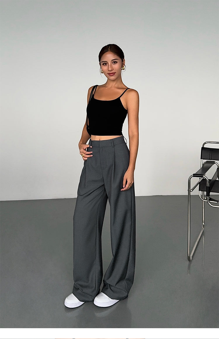 SoftLine Tailored Wide-Leg Trousers NHWT0206