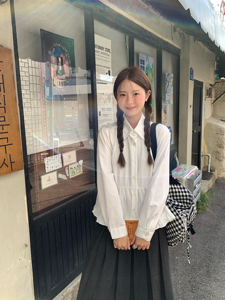 Pure Muse Frill Blouse WSFB0333