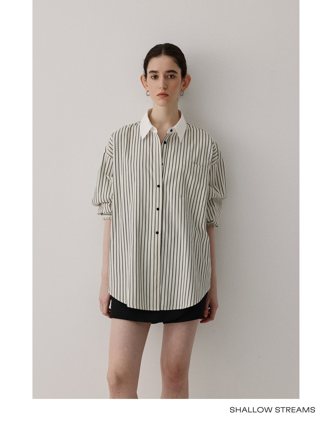 Coastal Line Oversized Shirt SSOS0186