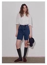 DenimEase Bermuda Shorts LCBS0212