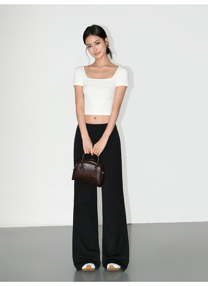 Essential Reversible Square Neck Tee NHSN0187