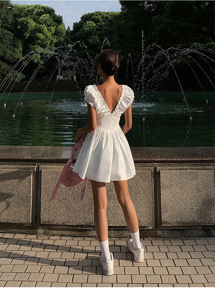Summer Drape V Dress OUVD0245