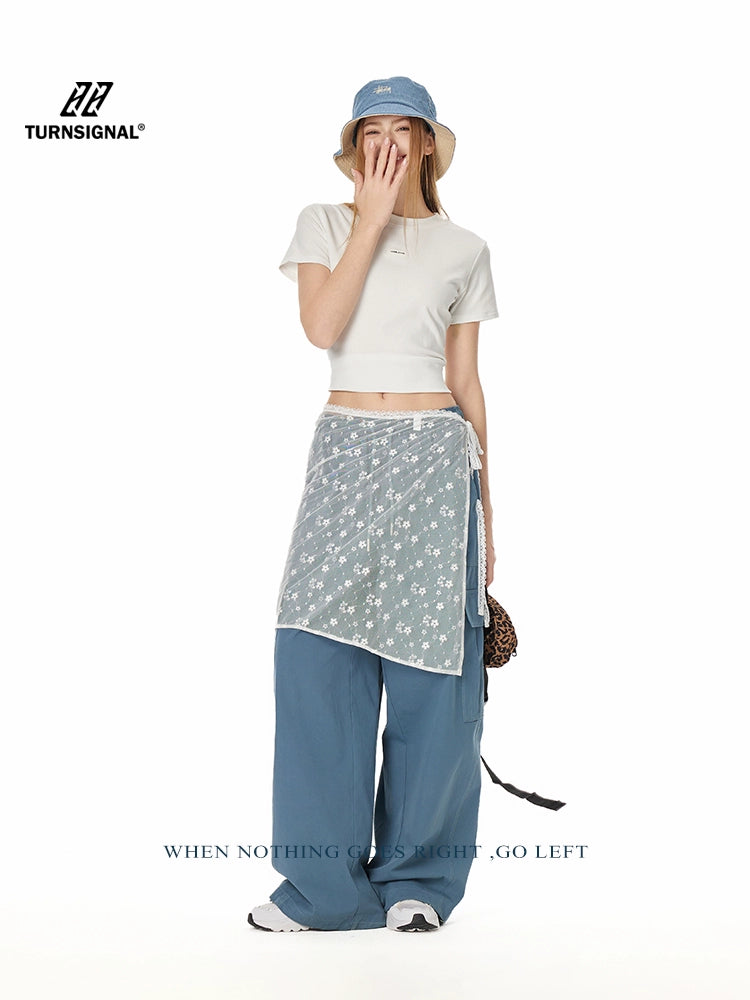 Urban Street Cotton Cargo Wide-Leg Pants TSCP0277