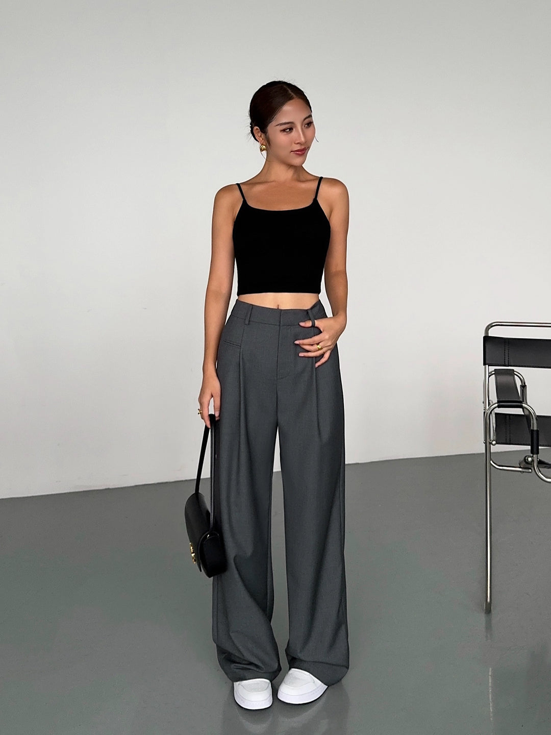 SoftLine Tailored Wide-Leg Trousers NHWT0206