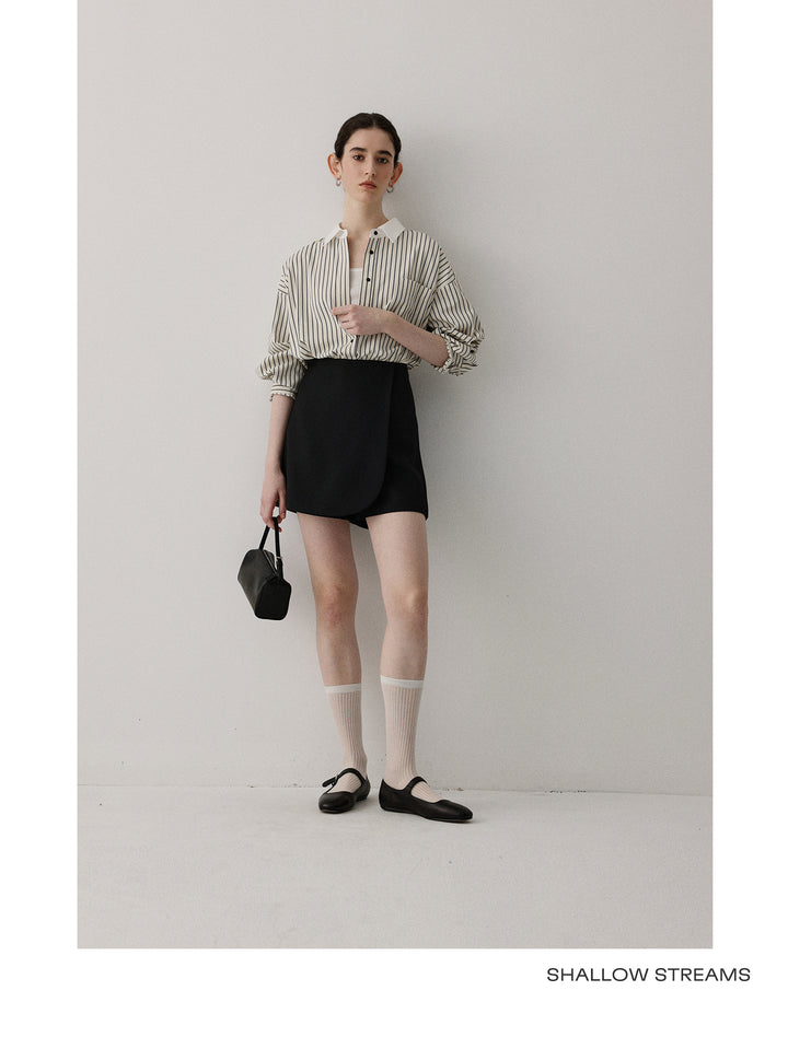 Coastal Line Oversized Shirt SSOS0186