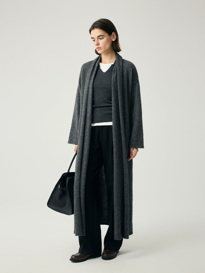 Cashmere Blend Draped Coat SSCC0088