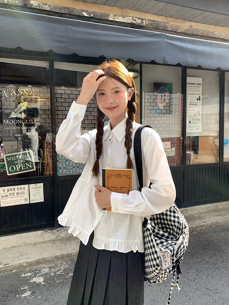 Pure Muse Frill Blouse WSFB0333