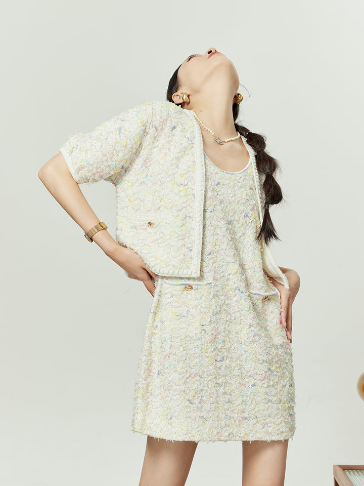 Sugar boucle Tweed Set LLTS0175