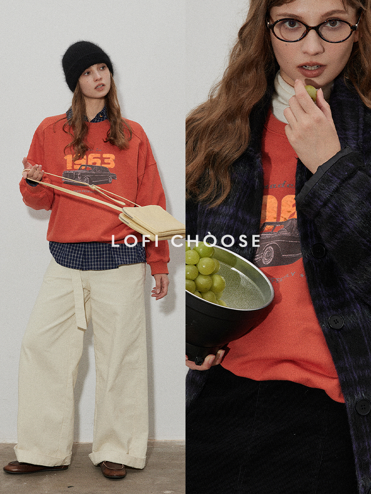 Retro Graphic Sweatshirt LCRS0057