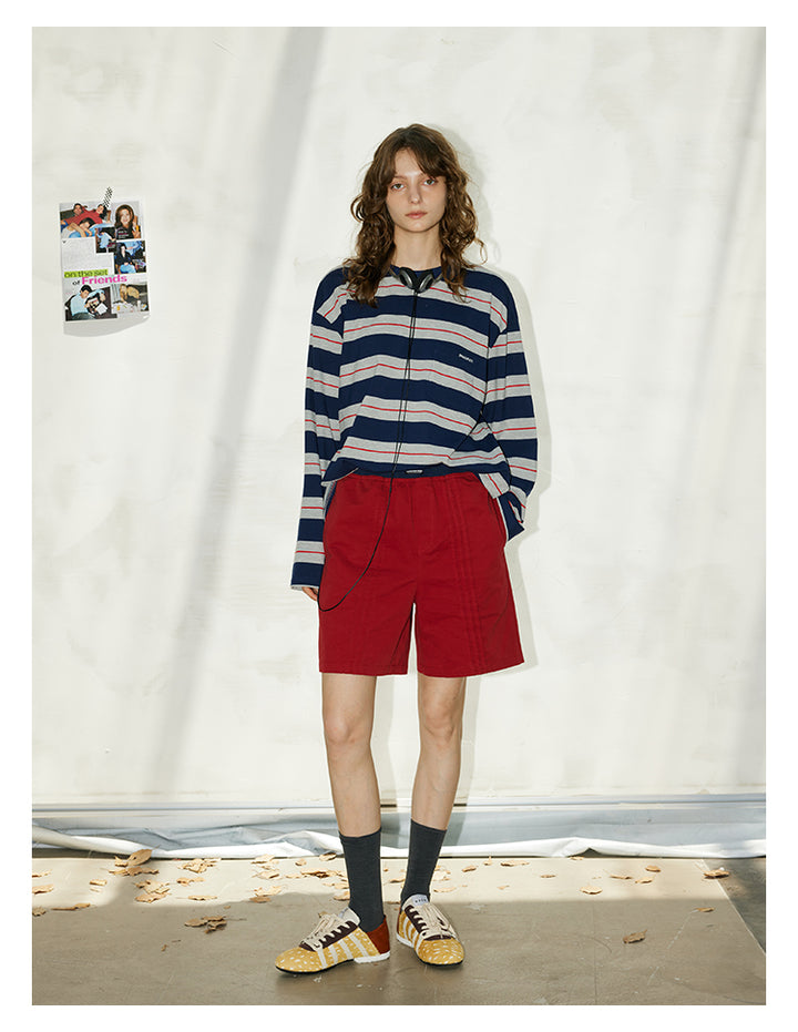 Retro Stripe Cotton Tee BMCT0266