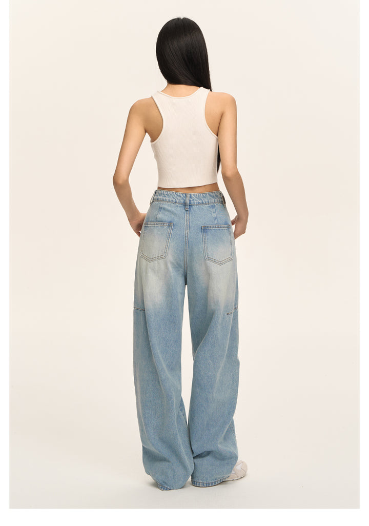 CloudEase Wide-Leg Denim Pants CVDP0158