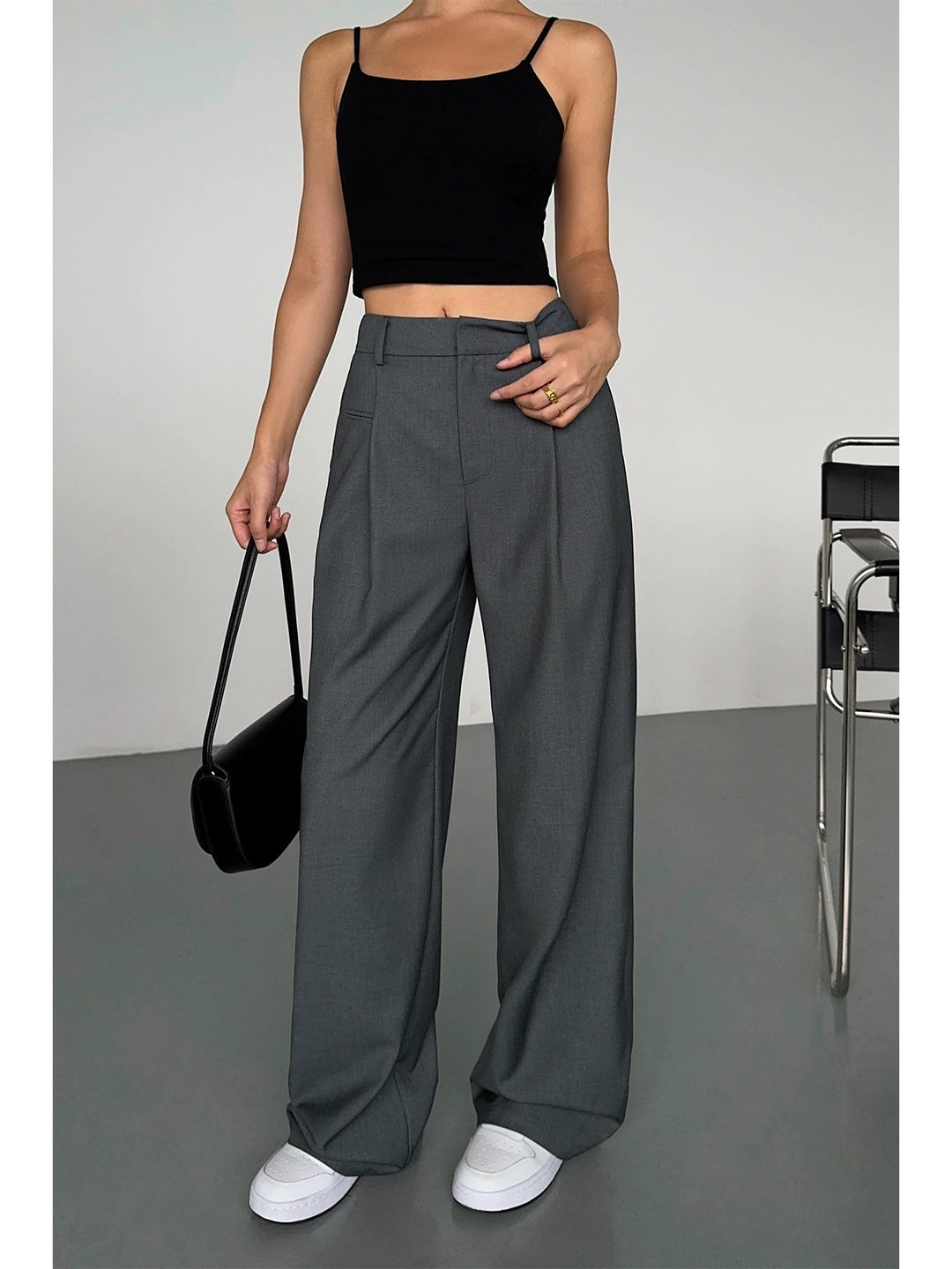 SoftLine Tailored Wide-Leg Trousers NHWT0206