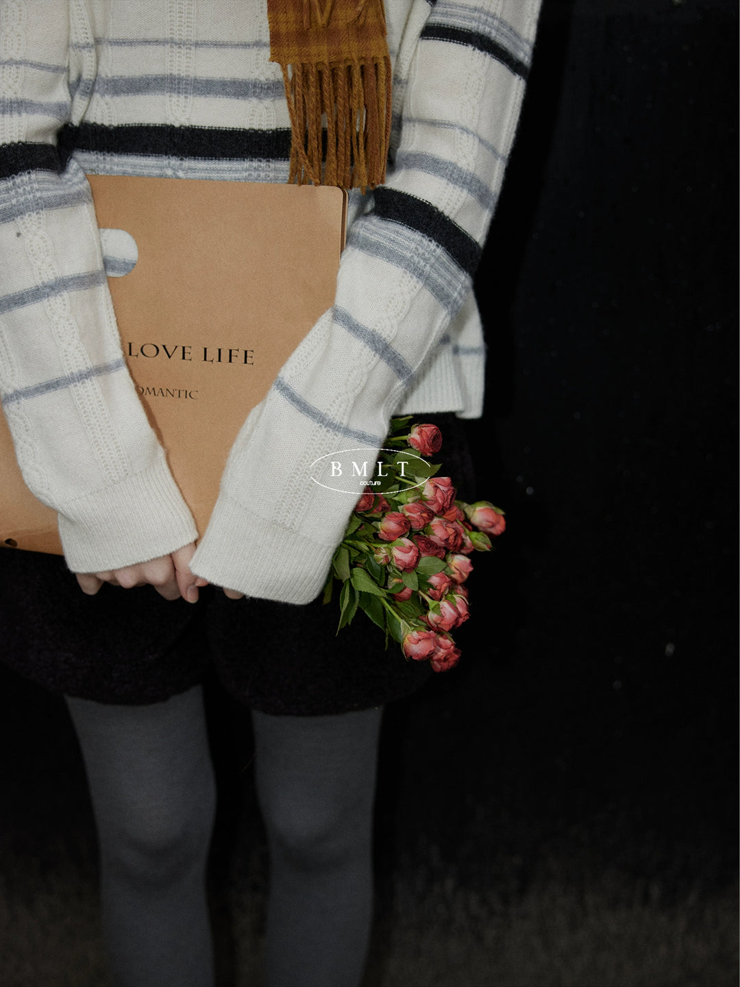 Winter Stripe Wool Knit Pullover BMKP0295