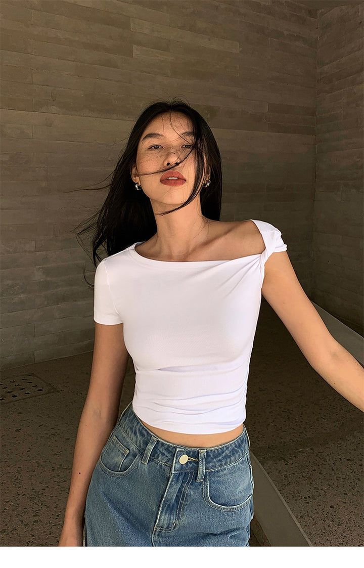 AsymSoft One-Shoulder Tee NHST0189