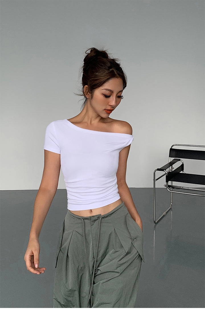 AsymSoft One-Shoulder Tee NHST0189