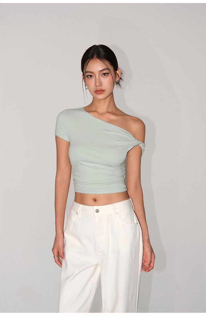 AsymSoft One-Shoulder Tee NHST0189
