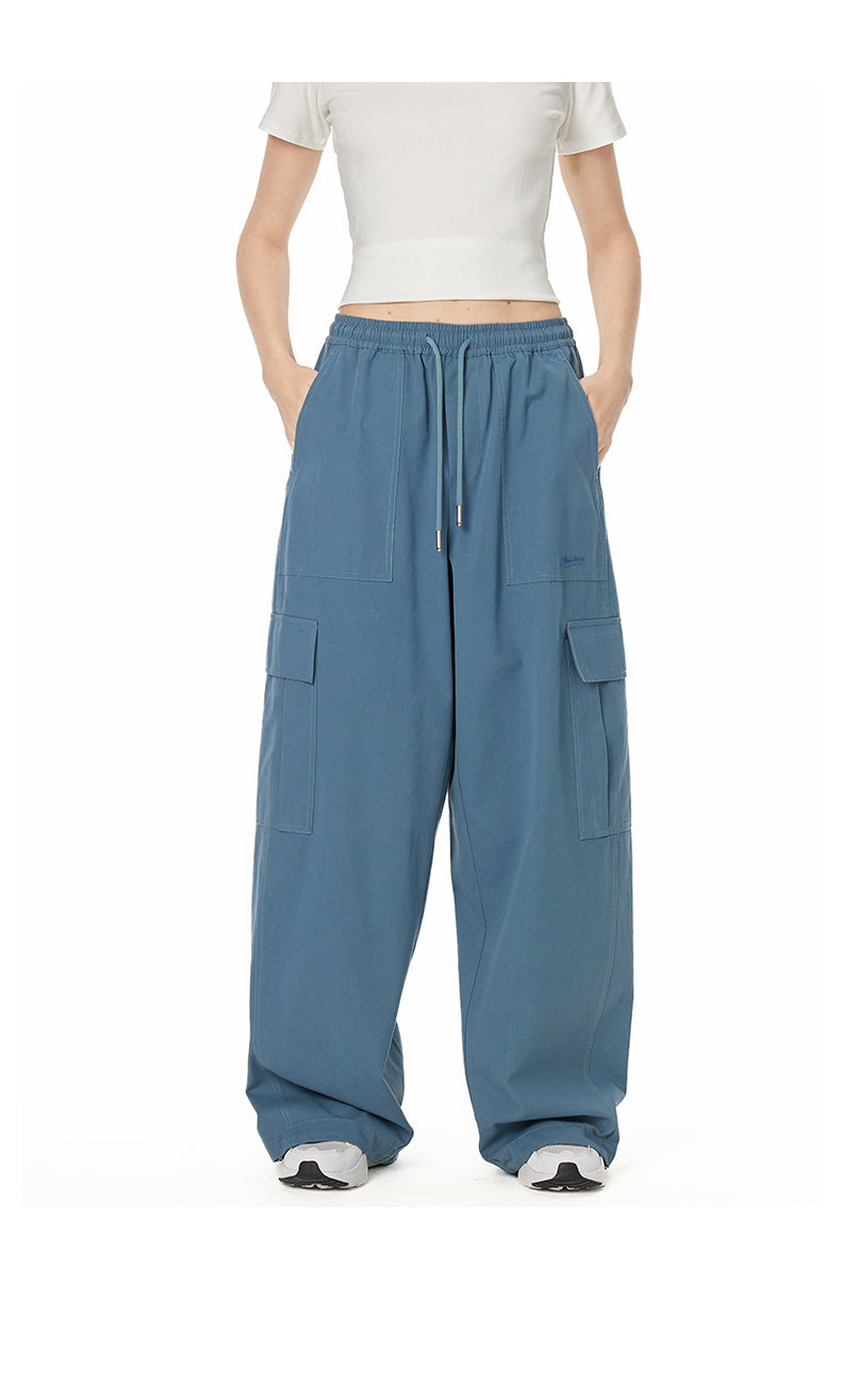 Urban Street Cotton Cargo Wide-Leg Pants TSCP0277